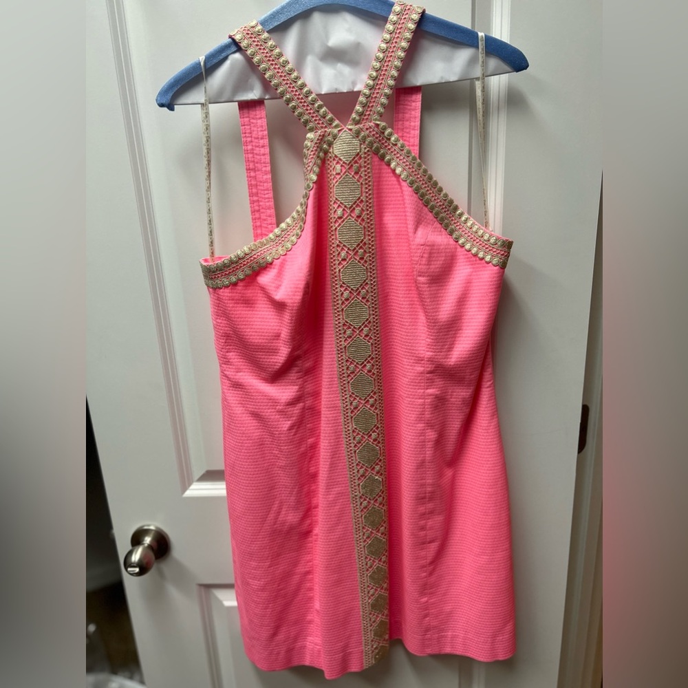 Lilly Pulitzer Vena Stretch Shift Dress- Size 16-Capri Coral